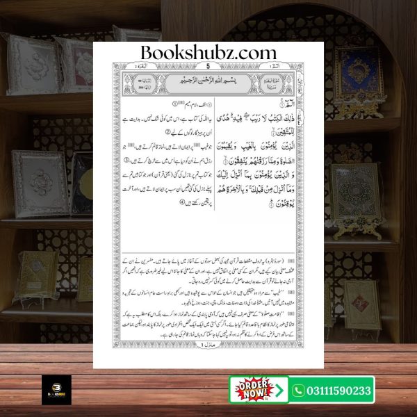 The Holy Quran Translation(Tarjuma) with Short Tafseer By Syed Abu al Ala Maududi - Image 5