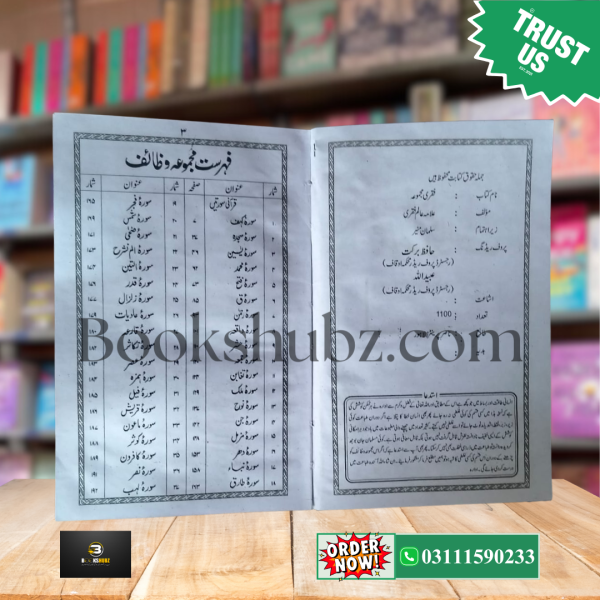 Faqri Majmoa Wazaif Big Words and Bord Words Trannslation <br> فقری مجموعہ وظائف - Image 2